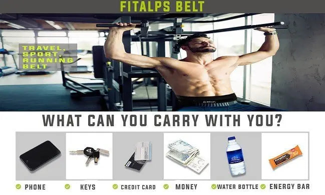 Sport Belt - Running/Gym/Hiking/Traveling - Fitalps - S