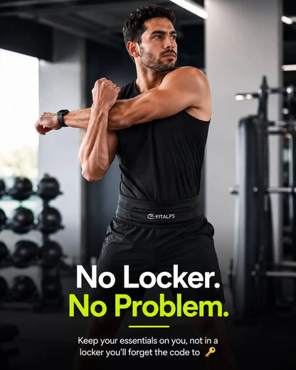 Sport Belt - best running belt/Gym/Hiking/Traveling - Fitalps - S