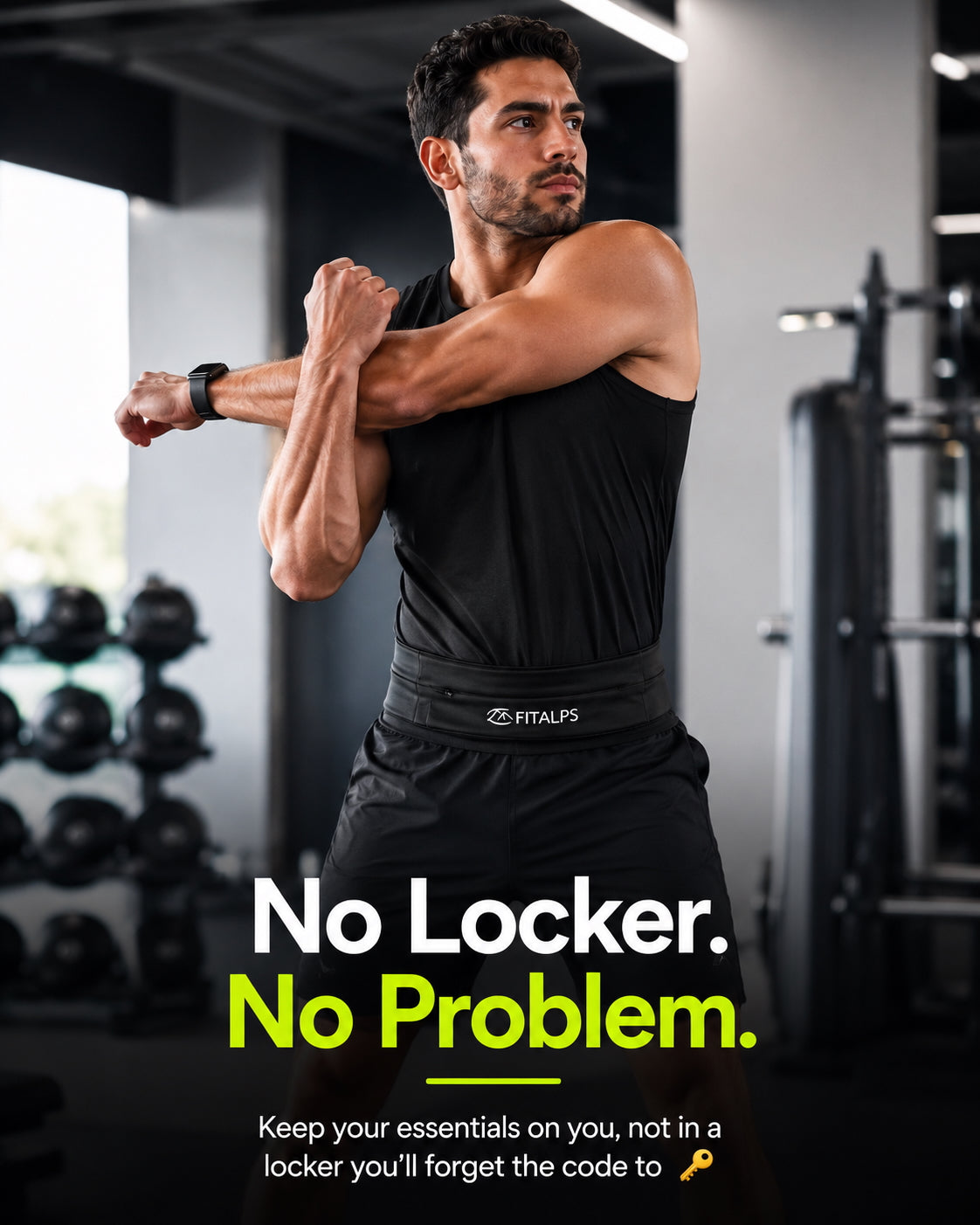 Sport Belt - best running belt/Gym/Hiking/Traveling