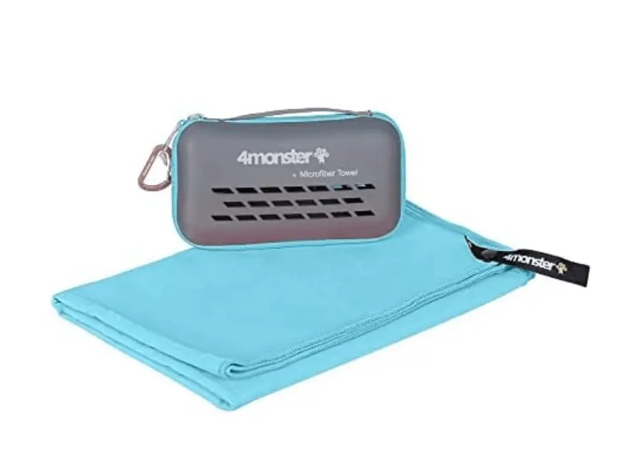 Microfiber towel 40*80 cm - Fitalps - light blue/lake green