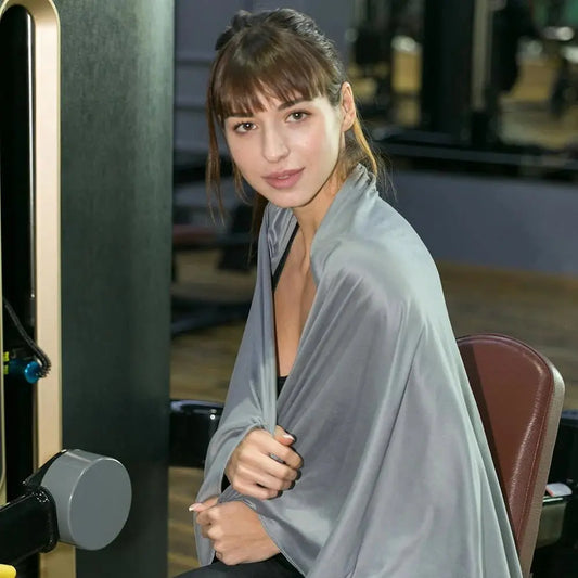 Microfiber towel 70*135 cm - Fitalps - Gray